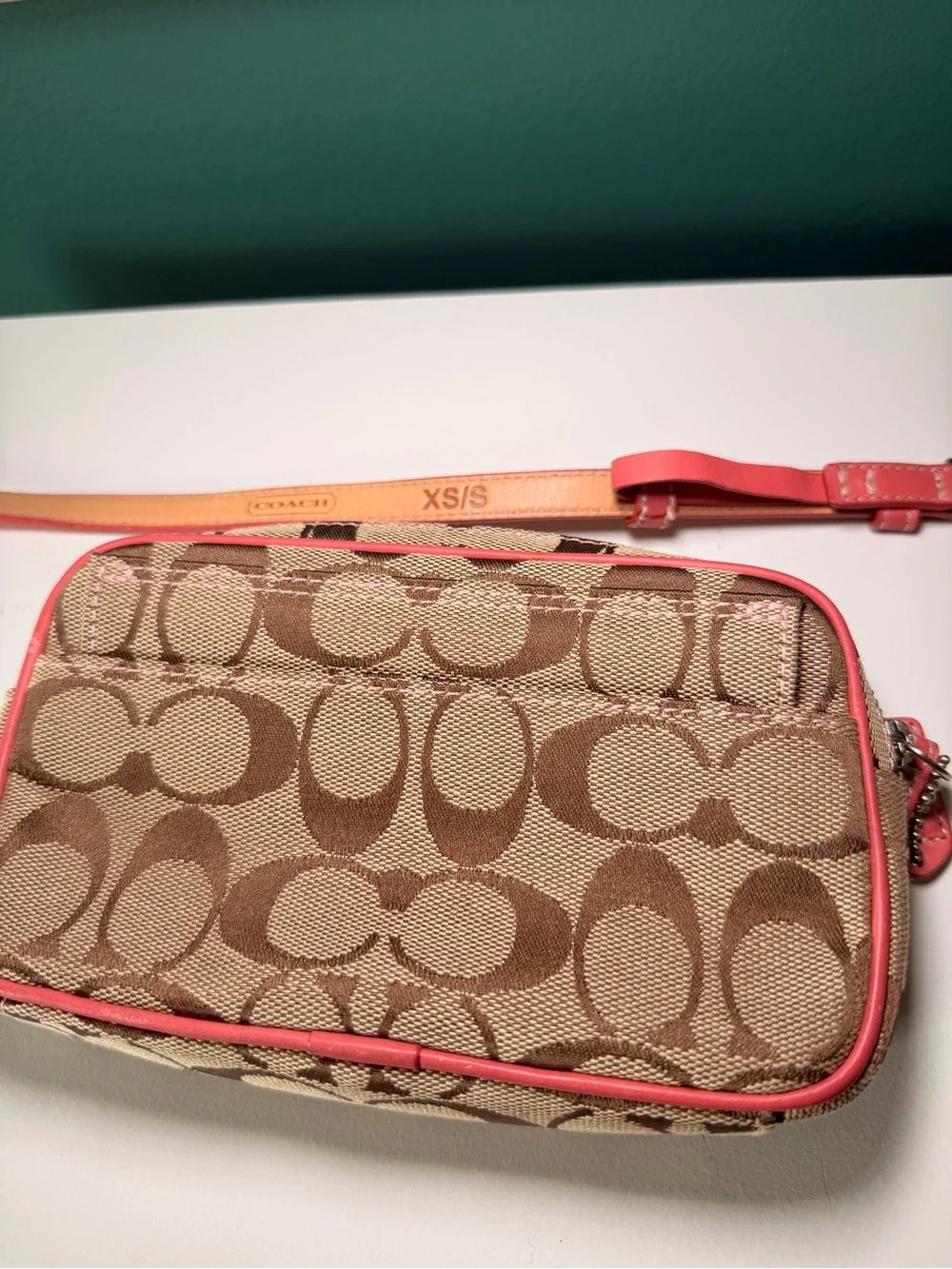 Coach Signature Canvas Belt Bag